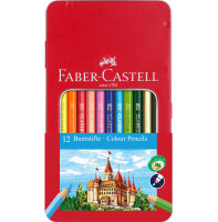 FABER-CASTELL Farbstift Castle im Metalletui