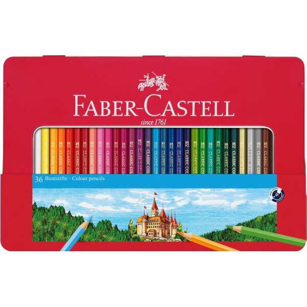 FABER-CASTELL Buntstift Castle im 36er Metalletui