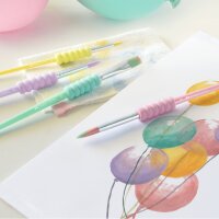 FABER-CASTELL Pinsel 4er Set Pastell - mit...