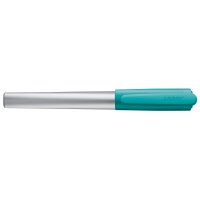 LAMY nexx Füllhalter smaragd Aluminium ergonomischer Schulfüller mit Stahlfeder A - Anfänger und LAMY T10 Patrone