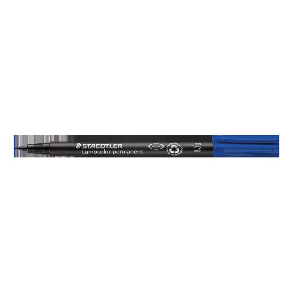 STAEDTLER Folienschreiber S blau - super fein - wasserfest