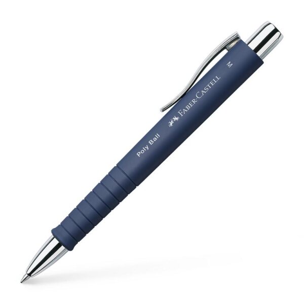 Faber-Castell Kugelschreiber Poly Ball blau - Standardmine blau