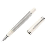 PELIKAN Füllhalter Souverän M405 silber-weiss,...