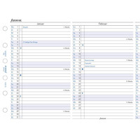 FILOFAX Kalendereinlage Pocket Jahresplaner vertikal
