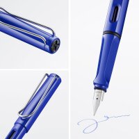 LAMY Füllhalter safari blue - Federstärke B - breit
