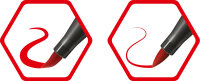 Premium-Filzstift mit Pinselspitze für variable Strichstärken - STABILO Pen 68 brush - ARTY - 30er Metalletui - mit 30 verschiedenen Farben