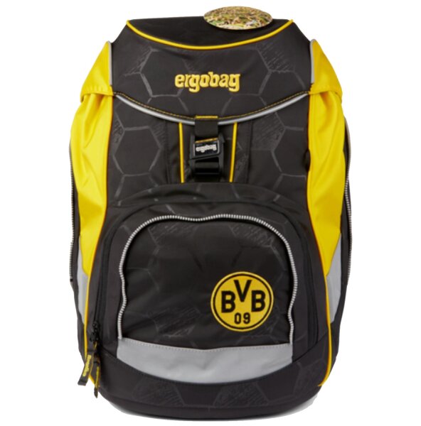 ergobag pack Borussia Dortmund -Schulrucksack-Set ergonomischer Schulrucksack Flexibel 6-teilig 1. Klasse Grundschule