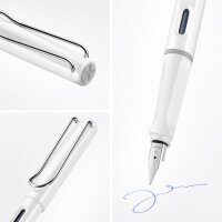 LAMY Füllhalter safari white - Federstärke M - mittel