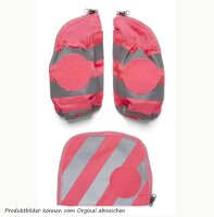 ergobag Seitentasche Zip-Set pink mit Reflektorstreifen