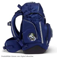 ergobag pack Schulrucksack-Set BlaulichtBär - Set ergonomischer Schulrucksack Flexibel 6-teilig 1. Klasse