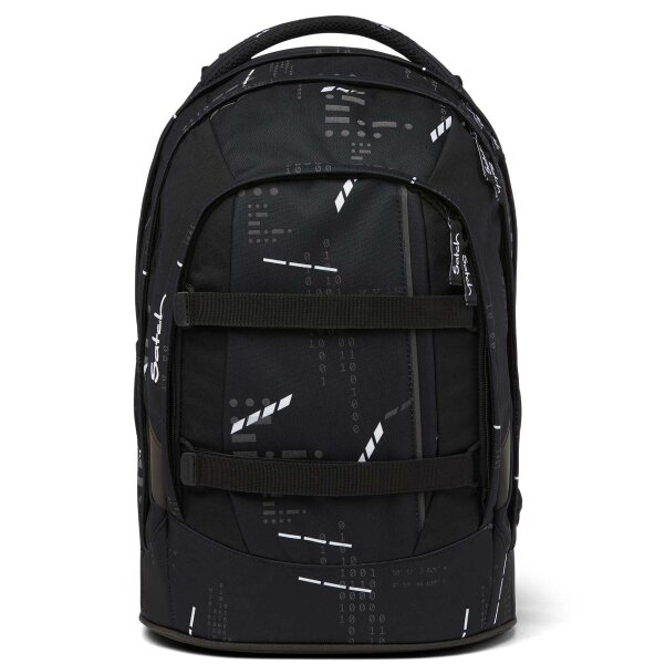 satch match Schulrucksack Ninja Matrix - ergonomisch, erweiterbar auf 35 Liter, extra Fronttasche