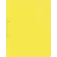 BRUNNEN Ringbuch A4 - FACT! - 2 Ringe 16mm - Kunststoff gelb