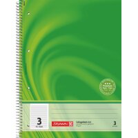 Vivendi Kollegeblock A4 - Lin3 - liniert - Premium Papier...