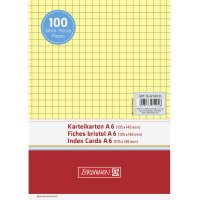 BRUNNEN Karteikarte A6 kariert