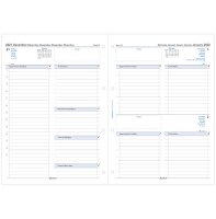 FILOFAX Kalendereinlage A4 1 Tag / 1 Seite