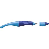Ergonomischer Tintenroller für Linkshänder - STABILO EASYoriginal in dunkelblau/hellblau - Einzelstift - blau (löschbar) - inkl. Patrone