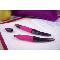 Ergonomischer Tintenroller - STABILO EASYoriginal Holograph Edition in magenta -  Einzelstift - Schreibfarbe blau (löschbar) - inklusive Patrone