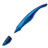 Ergonomischer Tintenroller - STABILO EASYoriginal Holograph Edition in blau -  Einzelstift - Schreibfarbe blau (löschbar) - inklusive Patrone