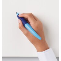 Ergonomischer Tintenroller - STABILO EASYoriginal in dunkel-/hellblau - Einzelstift - Schreibfarbe blau (löschbar) - inklusive Patrone