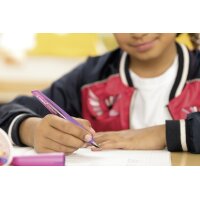 STABILO Schulfüller EASYbuddy in schwarz-hellblau - inklusive Patrone