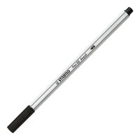 Premium-Filzstift mit Pinselspitze für variable Strichstärken - STABILO Pen 68 brush - Pack im Kunststoffetui - mit verschiedenen Farben