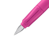Schulfüller - STABILO EASYbuddy FRESH EDITION in pink/hellblau - Schreibfarbe blau (löschbar) - Einzelstift - inklusive Patrone