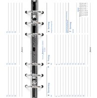 FILOFAX Kalendereinlage 2024 Personal 1 Woche / 2 Seiten horizontal (D) 24-68447
