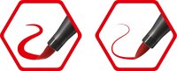 Premium-Filzstift mit Pinselspitze für variable Strichstärken - STABILO Pen 68 brush - ARTY - Pack - mit verschiedenen Farben