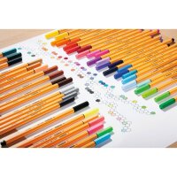 Fineliner - STABILO point 88 ColorParade - 20er Tischset in anthrazit/orange - mit 20 verschiedenen Farben
