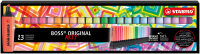 Textmarker - STABILO BOSS ORIGINAL - ARTY - 23er Tischset - mit 9 Leuchtfarben & 14 Pastellfarben