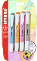 Textmarker - STABILO swing cool Pastel - 4er Pack -...