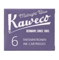 Kaweco Tintenpatronen 6 Stück mitternachtsblau VE=20...