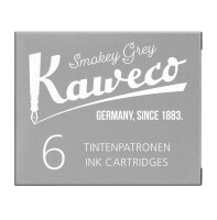 Kaweco Tintenpatronen 6 Stück rauchgrau VE=20 Pack