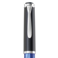 PELIKAN Füllhalter Classic M205 - blau-marmoriert - Feder B - im Geschenketui