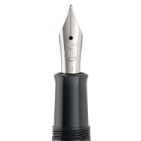 PELIKAN Füllhalter Classic M205 - blau-marmoriert - Feder B - im Geschenketui