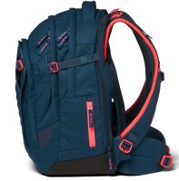 satch match Schulrucksack Pink Phantom - ergonomisch, erweiterbar auf 35 Liter, extra Fronttasche