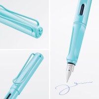 LAMY Füllhalter safari aquasky - Federstärke M - mittel