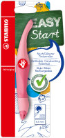 Ergonomischer Tintenroller für Rechtshänder - STABILO EASYoriginal Pastel in rosiges Rouge - Einzelstift - blau (löschbar) - inkl. Patrone
