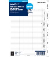 FILOFAX Kalendereinlage 2024 A5 Multi 1 Monat / 2 Seiten...