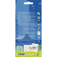 FABER-CASTELL Buntstift Colour Grip Dino 10+3