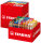 Buntstift, Wasserfarbe & Wachsmalkreide - STABILO woody 3 in 1 - 76er Box mit 4 Spitzern - mit 24 verschiedenen Farben