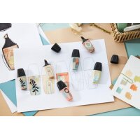 Textmarker - STABILO BOSS MINI Naturevibes – 6er Pack - 6 Farben - 07/06-31