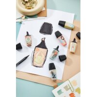 Textmarker - STABILO BOSS MINI Naturevibes – 6er Pack - 6 Farben - 07/06-31