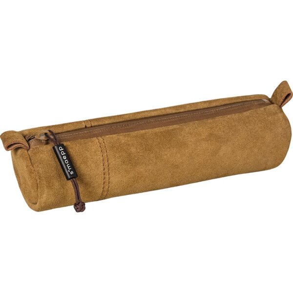 BRUNNEN Schlampermäppchen braun S – Wildleder, robust und stilvoll - 104921270