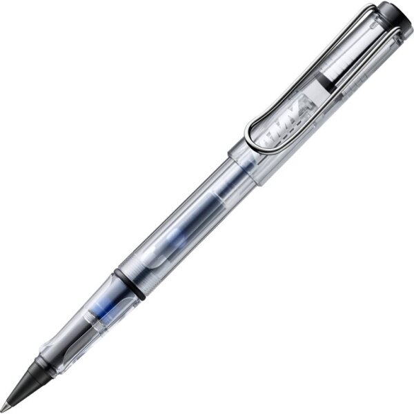 LAMY Tintenroller vista transparent - mit blauer Tintenpatrone Lamy T10