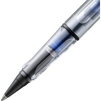 LAMY Tintenroller vista transparent - mit blauer Tintenpatrone Lamy T10