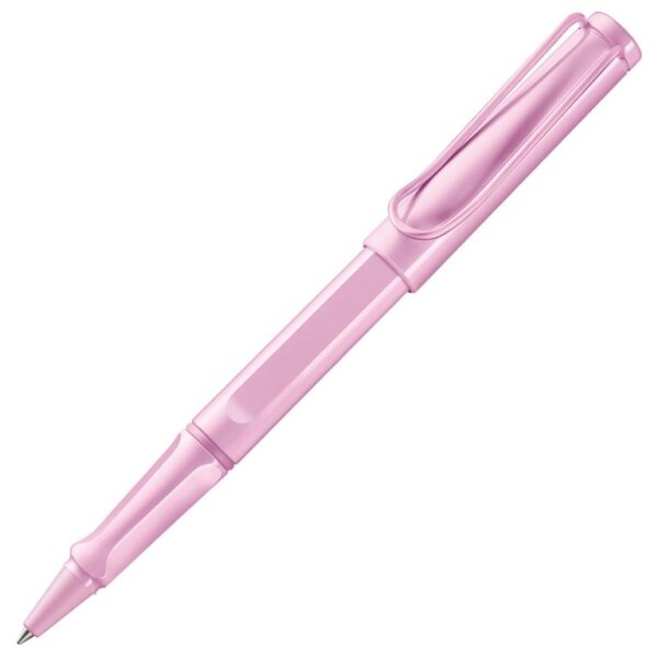 LAMY Tintenroller safari lightrose - mit Mine M63 M blau - löschbar