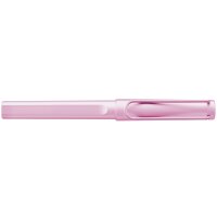LAMY Tintenroller safari lightrose - mit Mine M63 M blau - löschbar