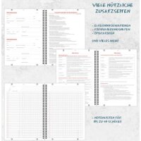 FLVG Lehrerkalender A5 2026/27 – Schuljahresplaner für Lehrer mit Wochenübersicht & Notenlisten