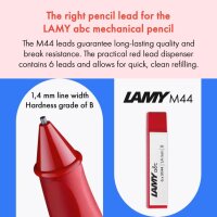 Der LAMY abc Bleistift in Black wurde speziell als ergonomischer Schreiblernbleistift für Kinder entwickelt. Er unterstützt eine natürliche Schreibhaltung und erleichtert das Schreibenlernen in Kindergarten und Grundschule. Ideal für Schreibanfänger.